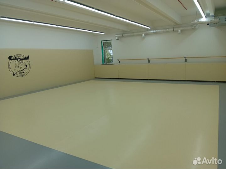Борцовский ковер 6х6 трехцветный люверсы
