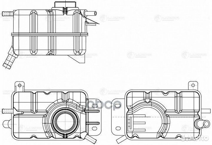 Бачок расширит. охл. жидкости для а/м Chevrolet