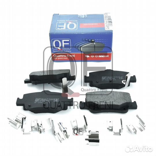 Колодки тормозные дисковые зад QF89402