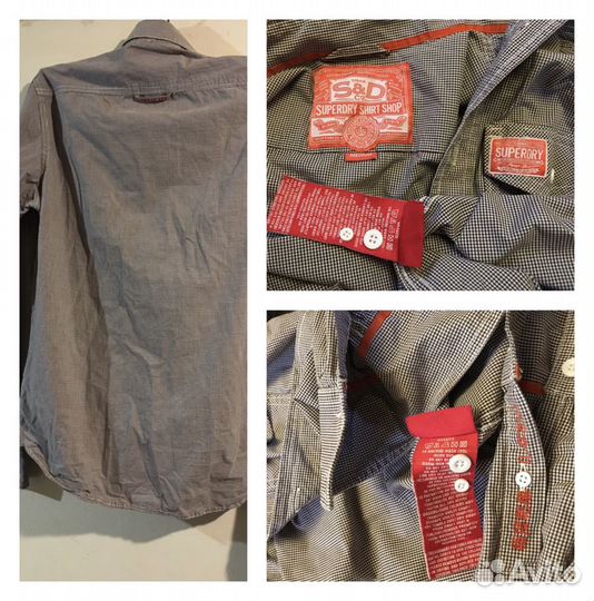 Рубашка armani. superdry TH