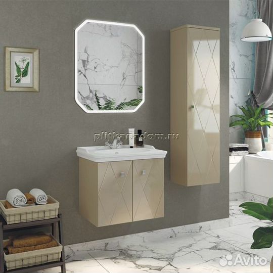 Comforty Колеус 00-00005259 Зеркало, светодиодная подсветка, бесконтактный сенсор 80x65