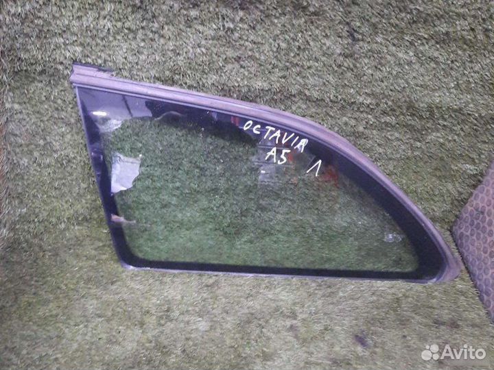 Стекло глухое заднее левое Skoda Octavia A5