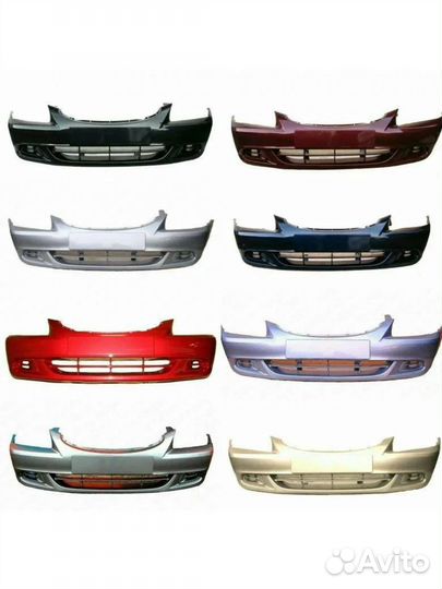 Бампера на hyundai accent в цвет