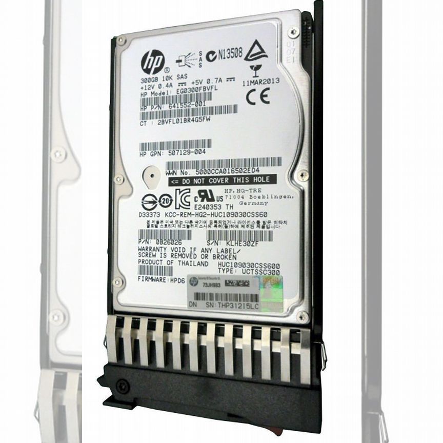 [EG0300FBVFL] Жесткий Диск Hp 300gb Sas 2,5" Hdd Eg0300fbvfl