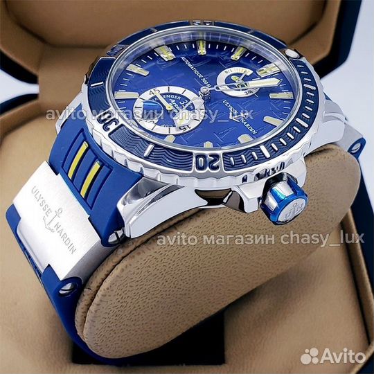 Мужские Ulysse Nardin Maxi Marine Diver Blue