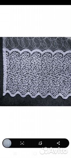 Тюль паутинка готовая