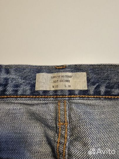 Джинсы оригинал levis 501 размер W25 L30