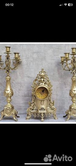 Часы из бронзы