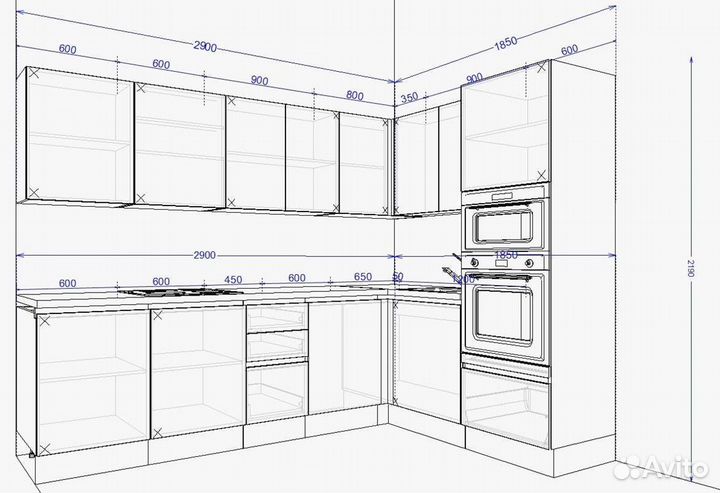 Встроенная кухня от производителя
