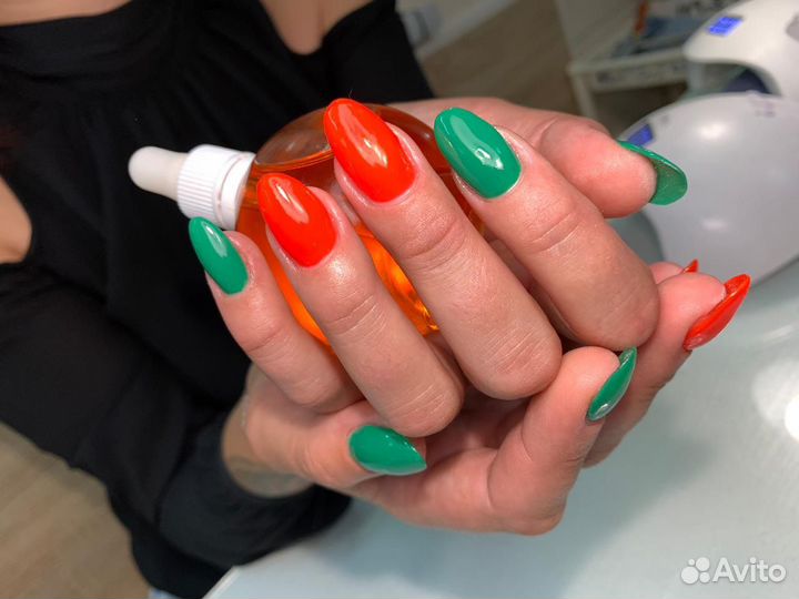 Маникюр, педикюр, шеллак, наращивание