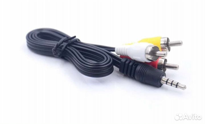 Кабель jack 3.5 мм - 3 x rca