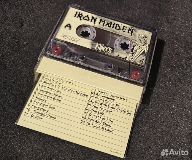 Iron maiden аудиокассеты