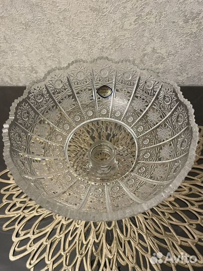 Хрустальная Ваза для фруктов/конфет Bohemia