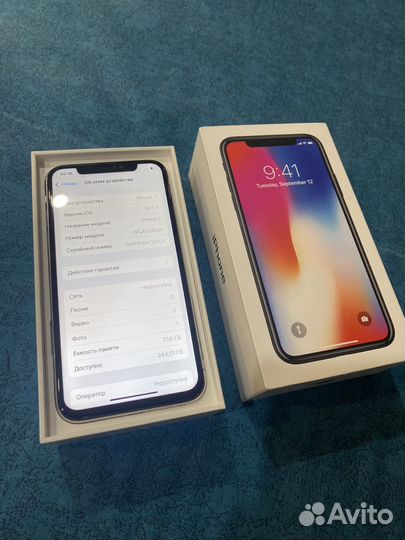iPhone X, 256 ГБ