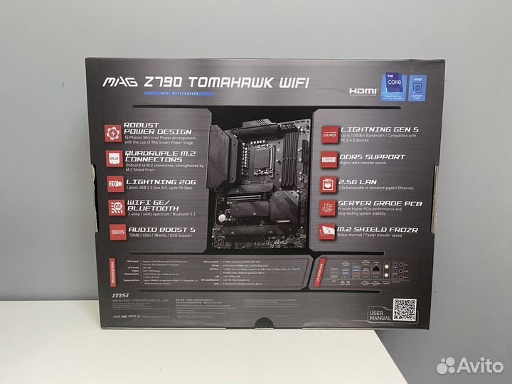 Новая материнская плата MSI MAG Z790 Tomahawk WiFi