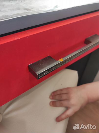 Туалетный столик с пуфом и подсветкой (крашенный)