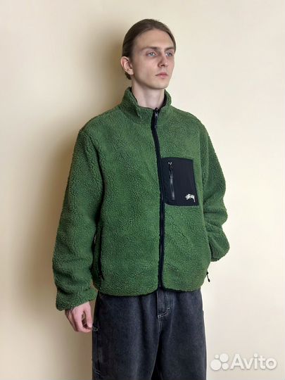 Флисовая куртка Stussy 8 Ball Sherpa