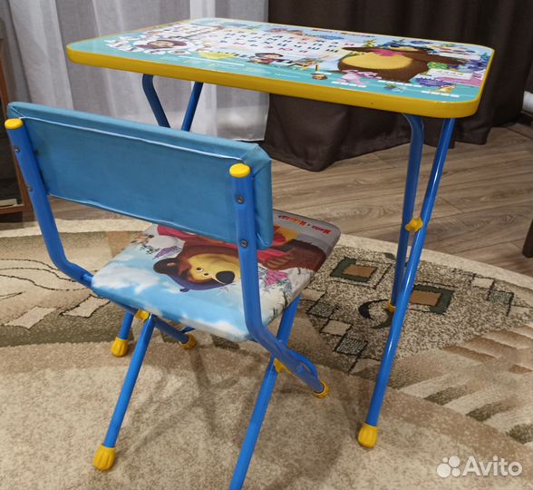 Комплект детской мебели Маша и медведь