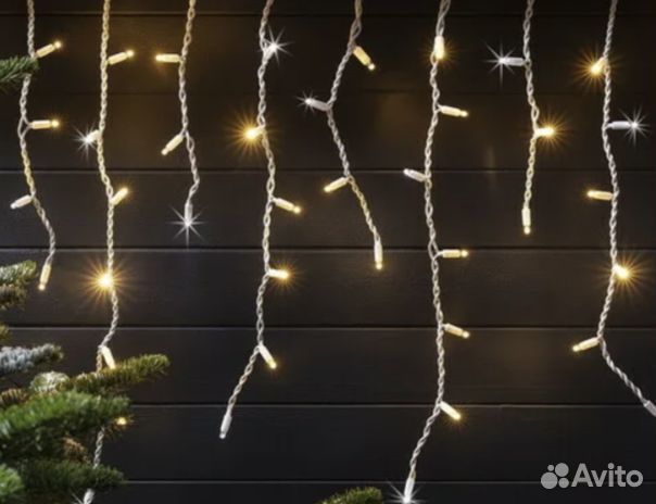 Светодиодная гирлянда / Бахрома Монтаж