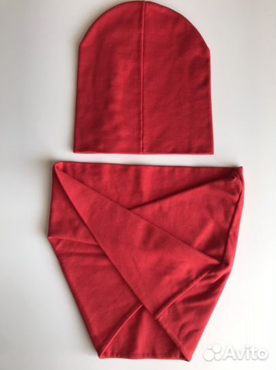 Комплект шапка+снуд 4-5 лет (весна)