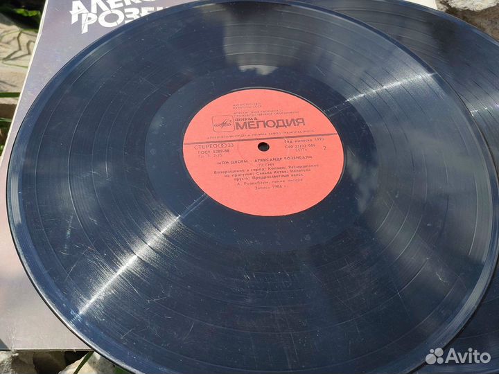 Виниловые пластинки Розенбаум Мои дворы и Эпитафия