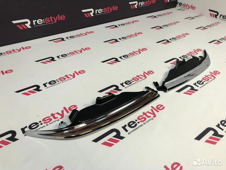 Ресницы фар Toyota Camry 55 14-17г Хром T1995