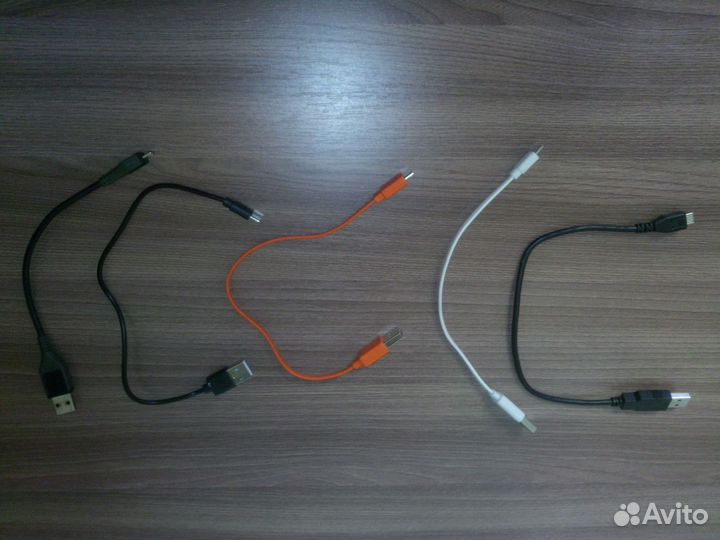 Кабели micro USB разные + зарядка