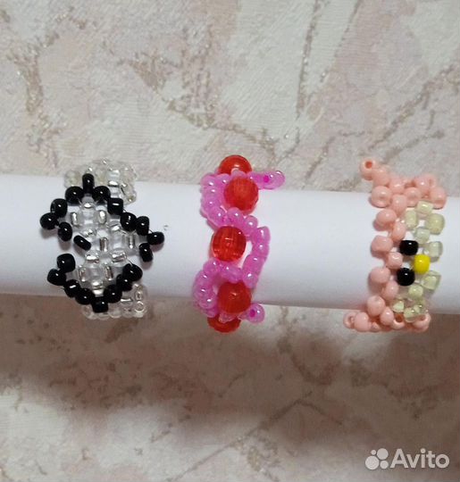 Кольцо из бисера