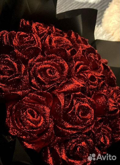 Букет из атласных лент