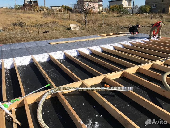 Эковата- Утепление Дома За День