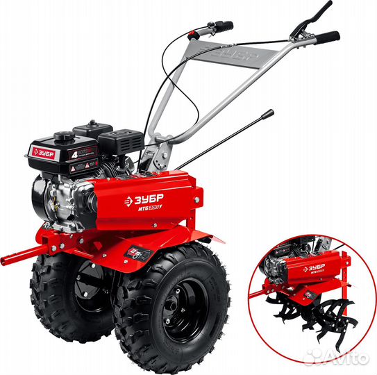 Мотоблок бензиновый мтб-300У 7л. зубр