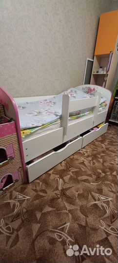Детская кровать для девочки бу