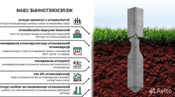 Жб сваи для домов из бруса