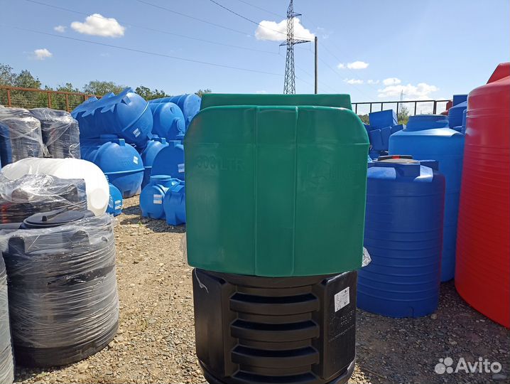 Баки для воды 100л. 200л.300л. прямоугольные