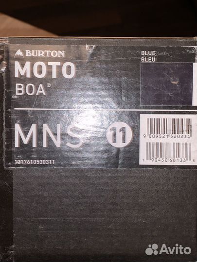 Сноубордические ботинки Burton moto boa blue
