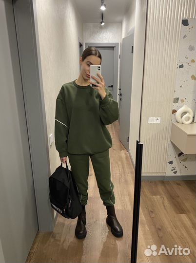 Костюм из футера с начесом