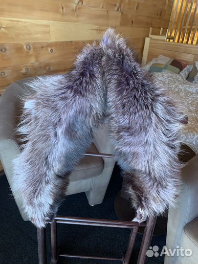 Шкурка енота мех на капюшон