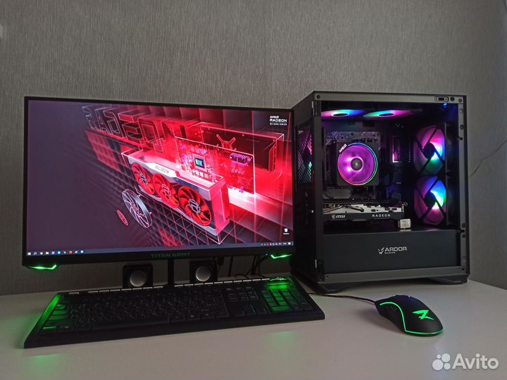 Игровой пк на Ryzen 5, Radeon RX 5600 XT