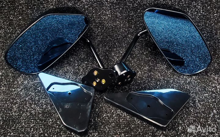 Зеркала спортивные антиблик (Черный)