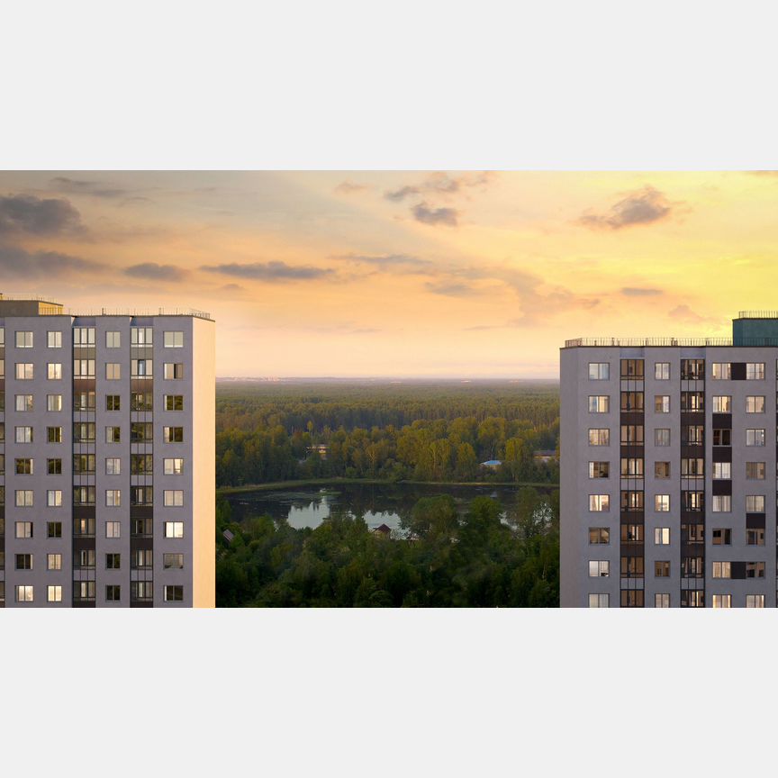 2-к. квартира, 55,3 м², 9/21 эт.