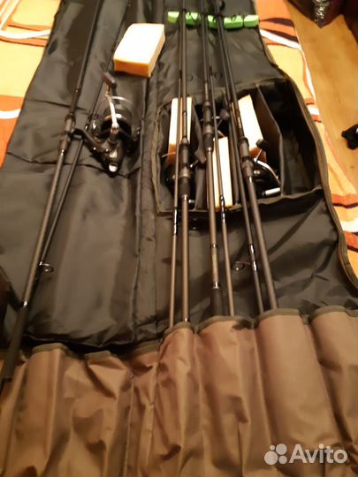 Карповые катушки Shimano, удилища daiwa, чехол