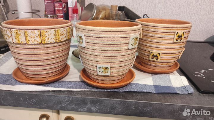 Керамические горшки