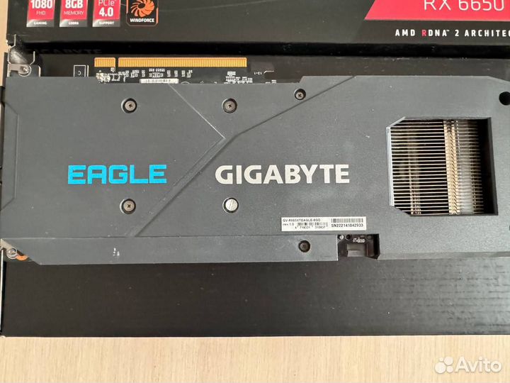 Видеокарта gigabyte AMD Radeon RX 6650 XT eagle