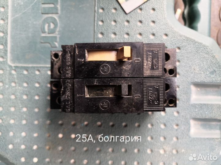 Автоматический выключатель СССР