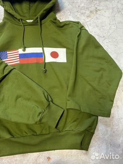 Худи Гоша Рубчинский Флаги как Vetements Рассвет