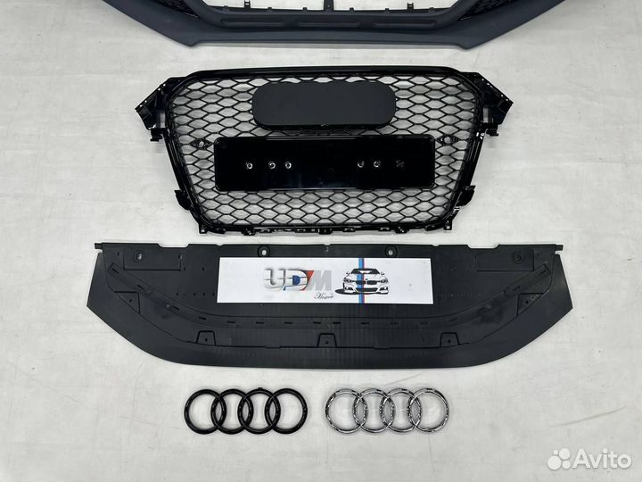 Передний бампер RSLook Audi A4 B8 рестайлинг