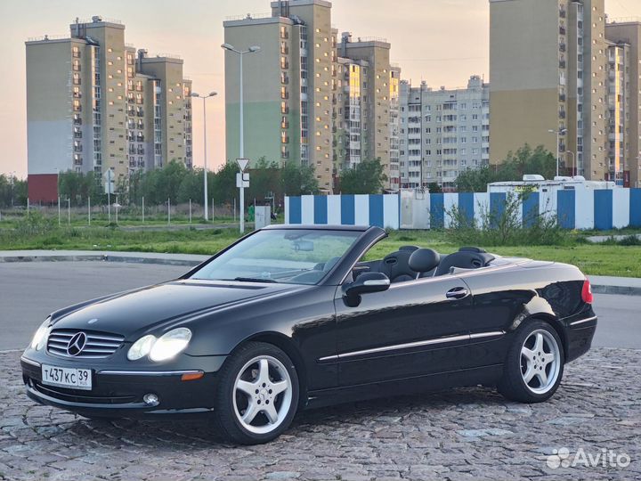 Аренда прокат кабриолета Mercedes Benz CLK