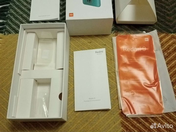 Коробка от телефона xiaomi redmi 9