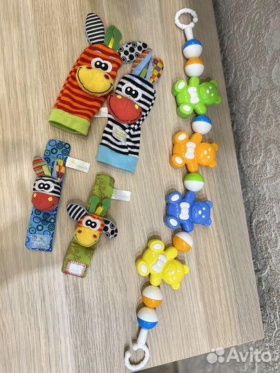 Игрушки погремушки пакетом