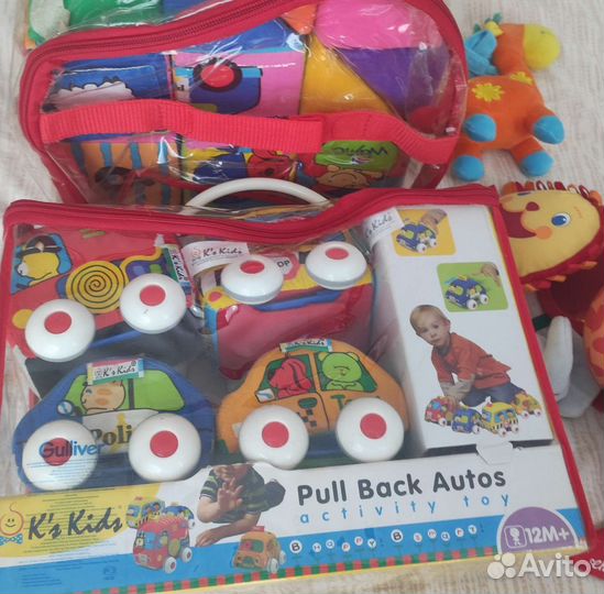 Кубики мягкие KsKids (Кс Кидс) инерционные машинки